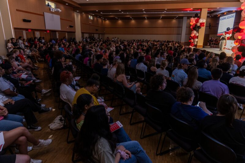 New student orientation at The Reng Student Union for All Majors on July 29, 2025 to help transition to college and learn about college life.